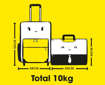 ukuran cabin baggage