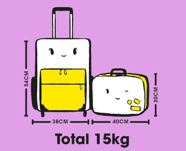 luggage size airasia