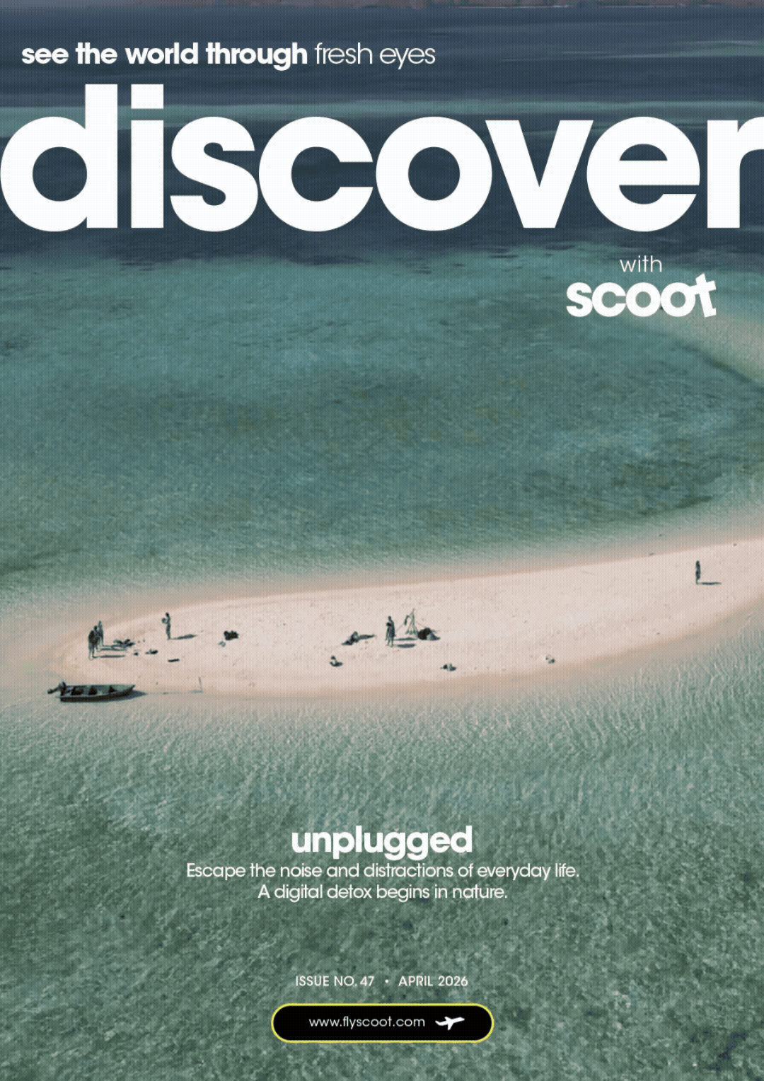 Small beach surrounded by blue ocean waters of Labuan Bajo