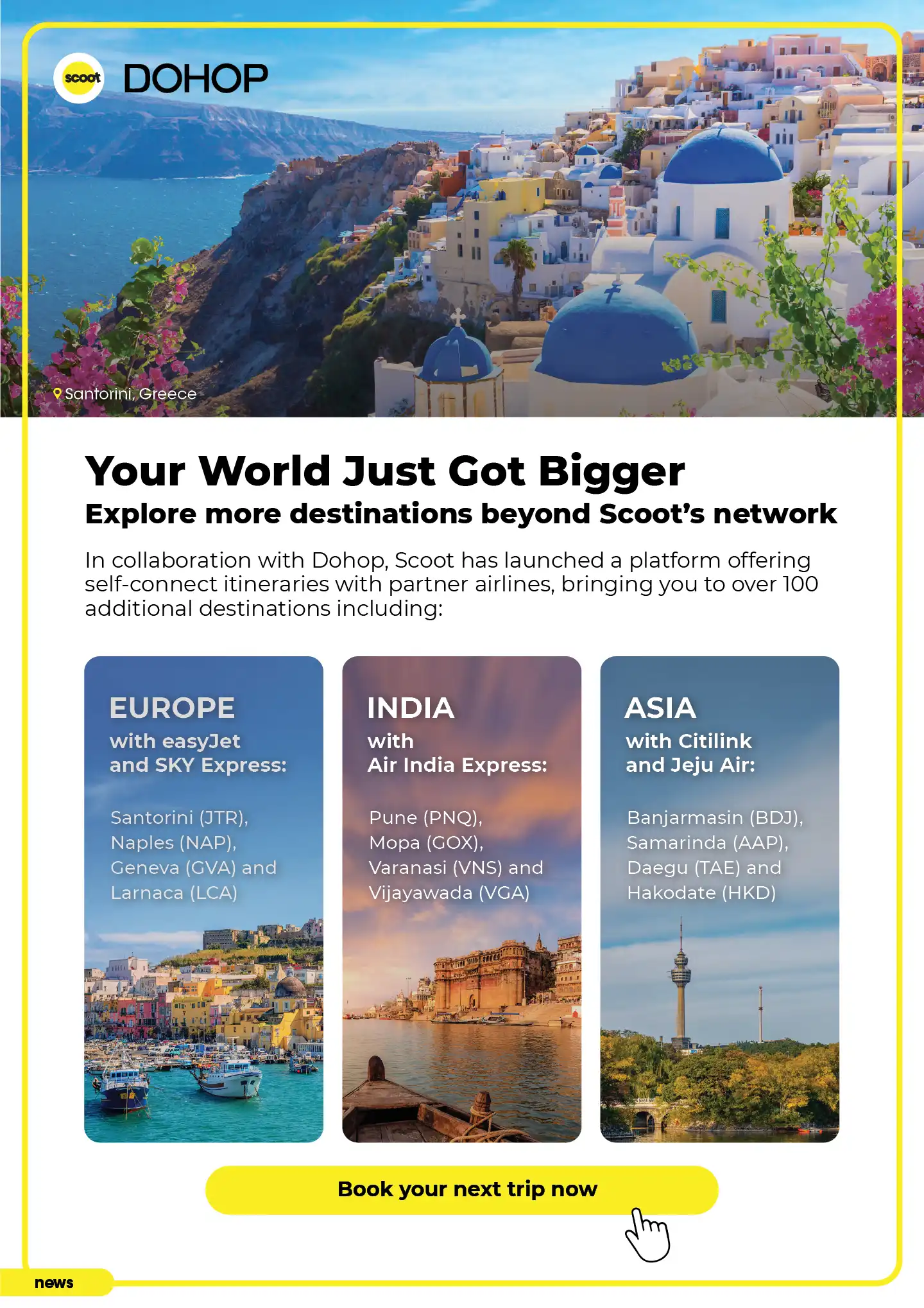 Scoot further with Dohop