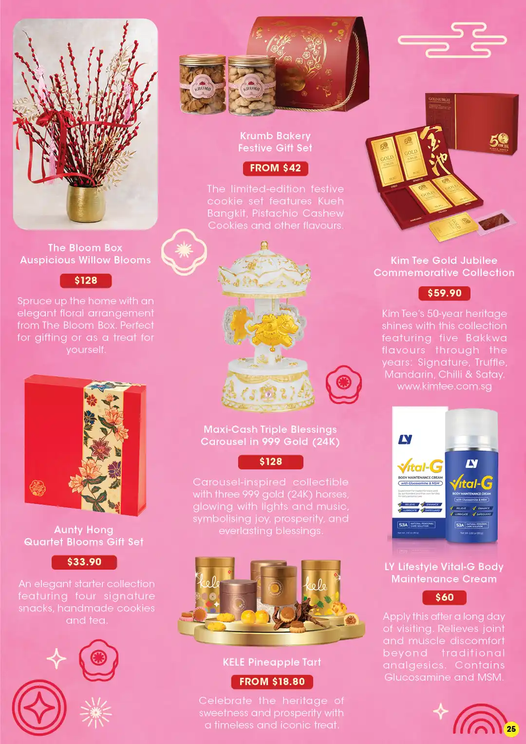 CNY gift guide with 7 ideas from LY Lifestyle, snacks from KELE, & gold from Maxi-Cash.