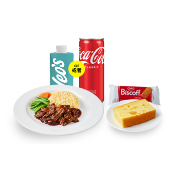 西冷牛排配蒜香炒饭 西冷牛排配蒜香炒饭