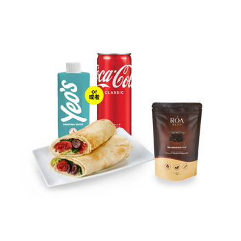 阿拉伯皮塔饼配菲达奶酪酱 阿拉伯皮塔饼配菲达奶酪酱