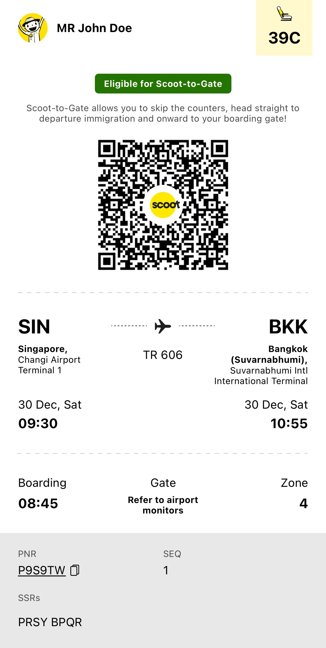 Airport & Online Check-In Information | Scoot