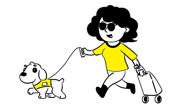 Chó dẫn đường cho người khuyết tật